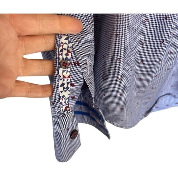 Robert Graham Modern American Tailored Fit Shirt - Size M - Picture 3 of 9